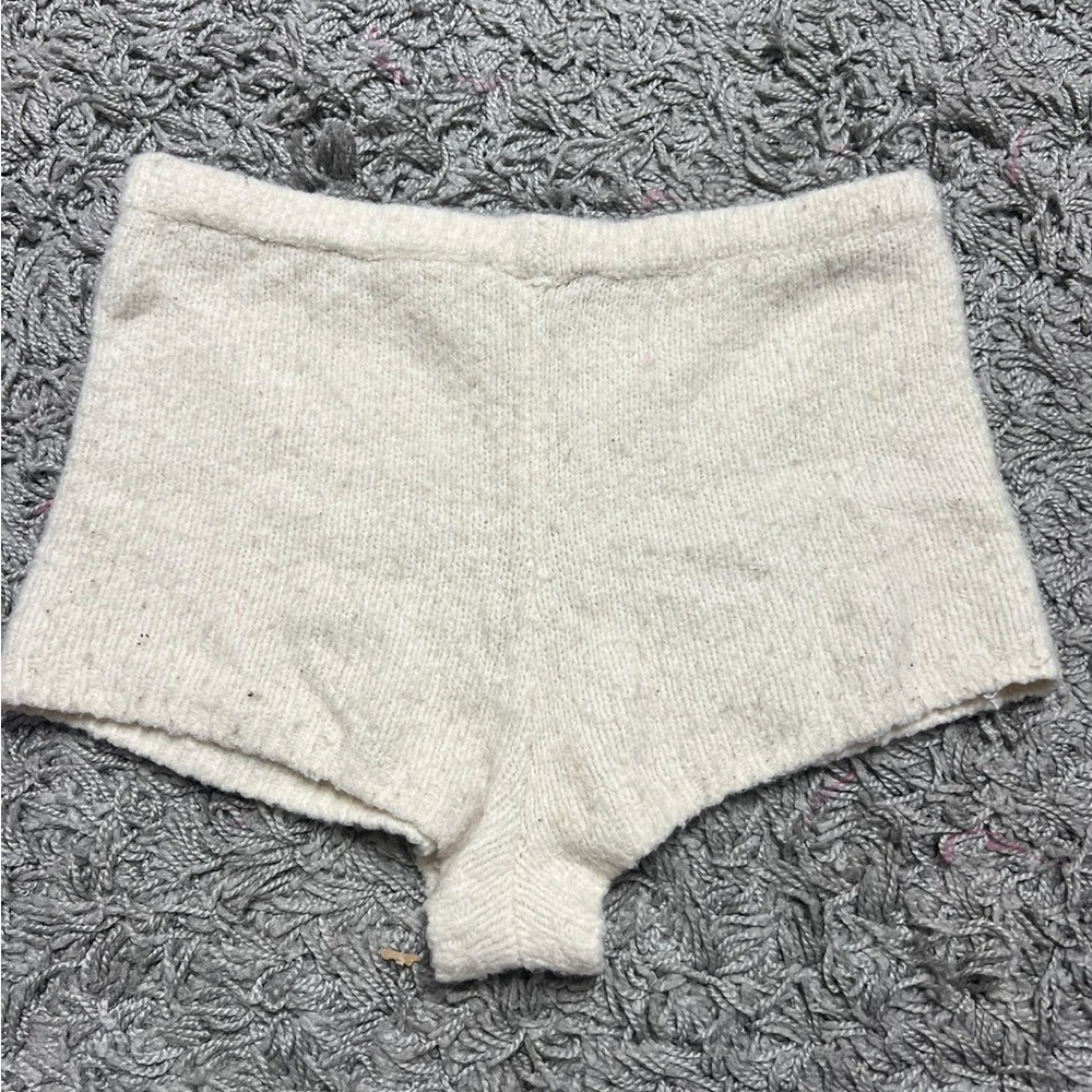 Victoria's Secret White Knit Short